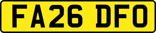 FA26DFO