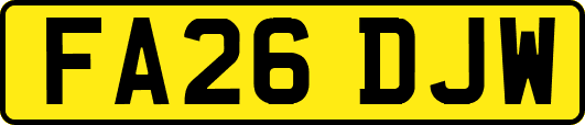 FA26DJW