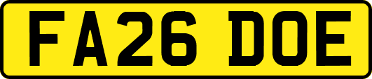 FA26DOE