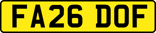 FA26DOF