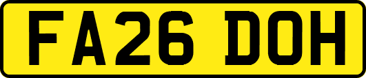 FA26DOH