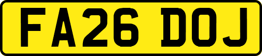 FA26DOJ