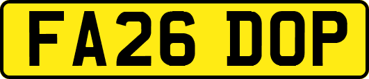 FA26DOP