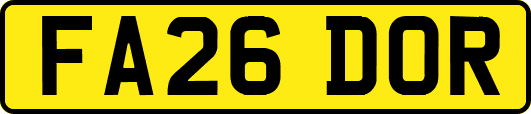 FA26DOR