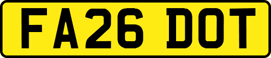 FA26DOT