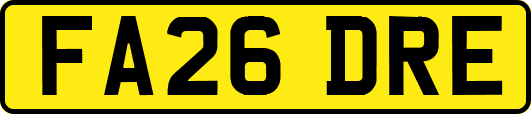FA26DRE