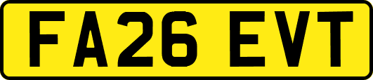 FA26EVT