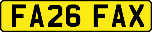 FA26FAX