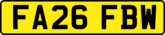 FA26FBW
