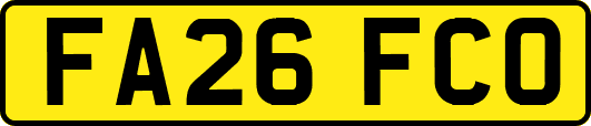 FA26FCO