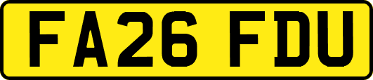 FA26FDU