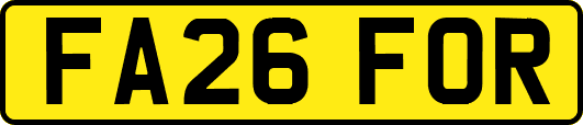 FA26FOR