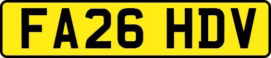 FA26HDV