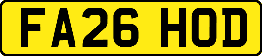 FA26HOD