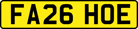 FA26HOE