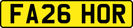 FA26HOR
