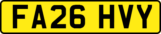 FA26HVY