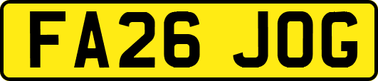 FA26JOG