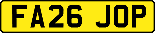 FA26JOP