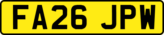 FA26JPW