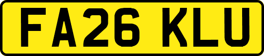 FA26KLU
