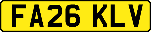 FA26KLV