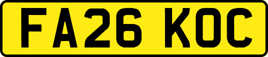 FA26KOC