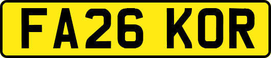 FA26KOR