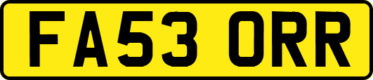 FA53ORR