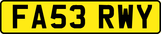 FA53RWY