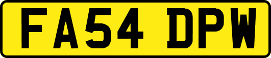FA54DPW