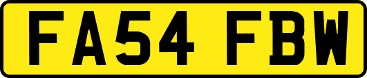 FA54FBW