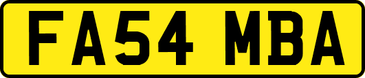 FA54MBA