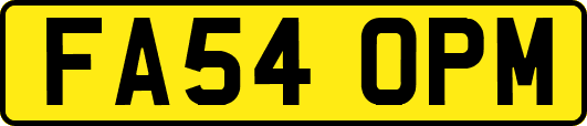 FA54OPM