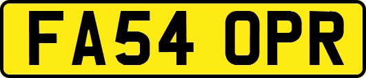 FA54OPR