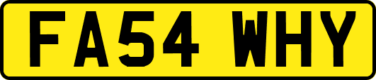 FA54WHY