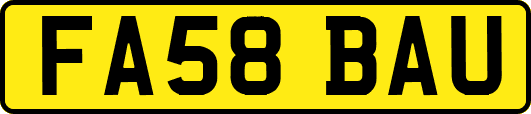 FA58BAU