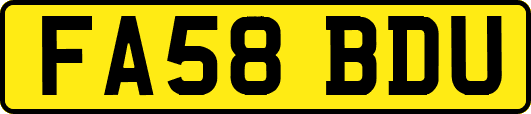 FA58BDU