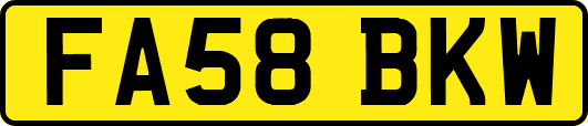 FA58BKW