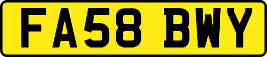 FA58BWY