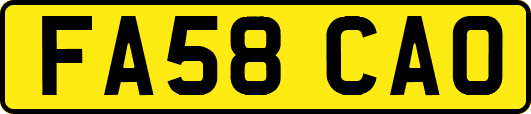 FA58CAO