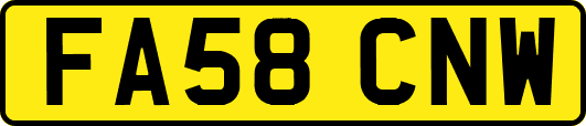 FA58CNW