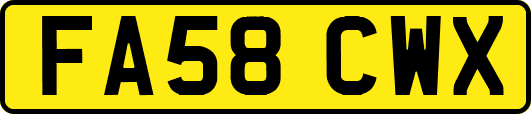 FA58CWX