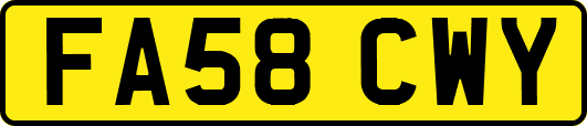 FA58CWY