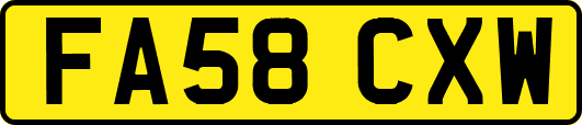 FA58CXW