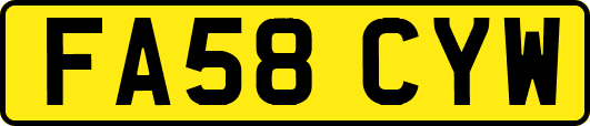 FA58CYW