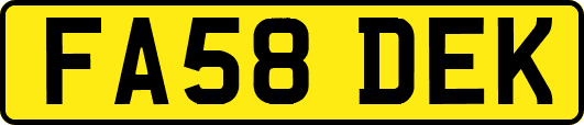 FA58DEK