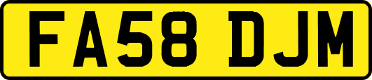 FA58DJM
