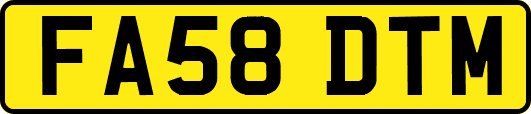 FA58DTM