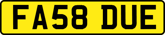 FA58DUE
